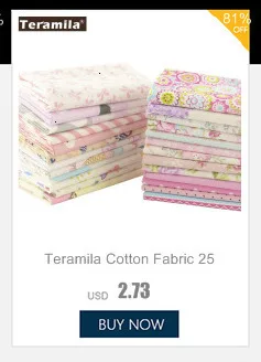 Хлопок teramila ткань Precut 25 дизайнов синяя стеганая текстильная ткань Жир четверти очарование пакеты метр постельные принадлежности шитье лоскутное