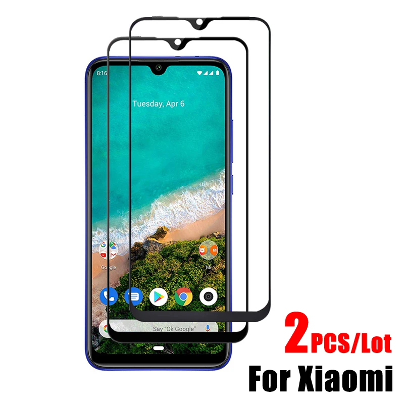 2 шт для Xiaomi Mi A3 Защитное стекло экрана на A2 Lite закаленное xiomi miA2lite MiA2 light MiA3