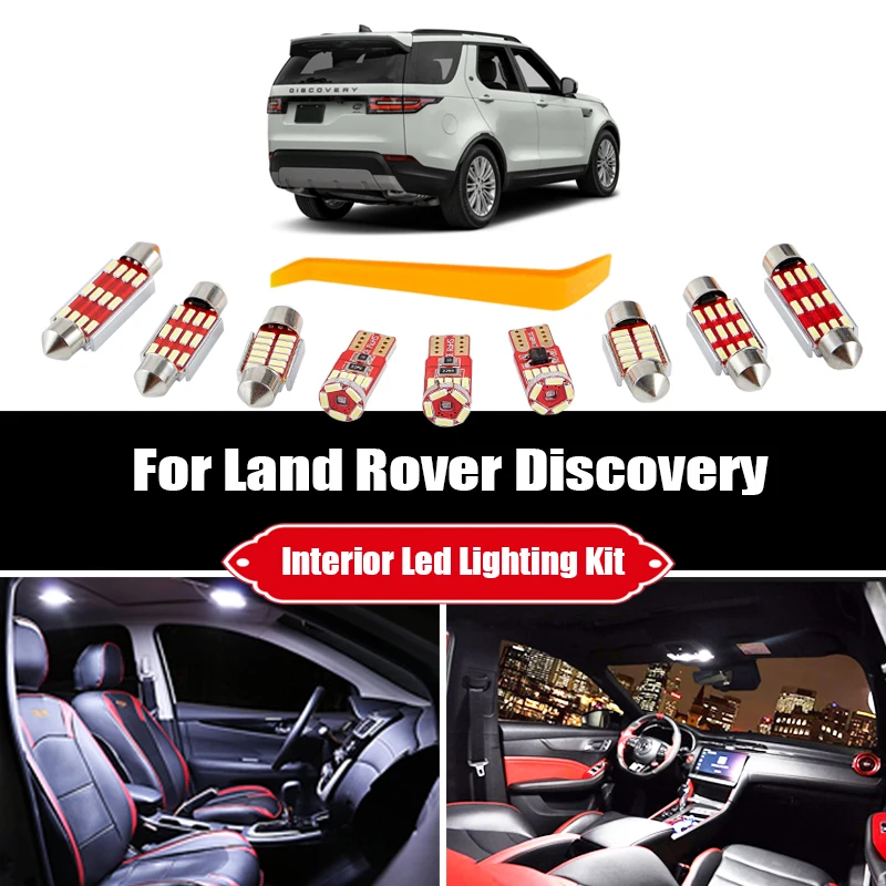 13 лампы для 1998 2002 2003 2004 Land Rover Discovery белые светодиодные с Canbus автомобильный