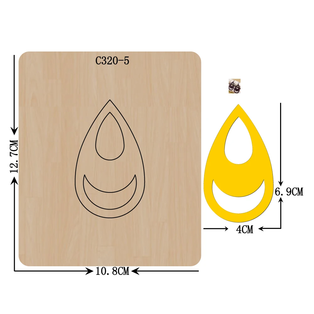Деревянные высекальные штампы для скрапбукинга обычных высекальных машин на