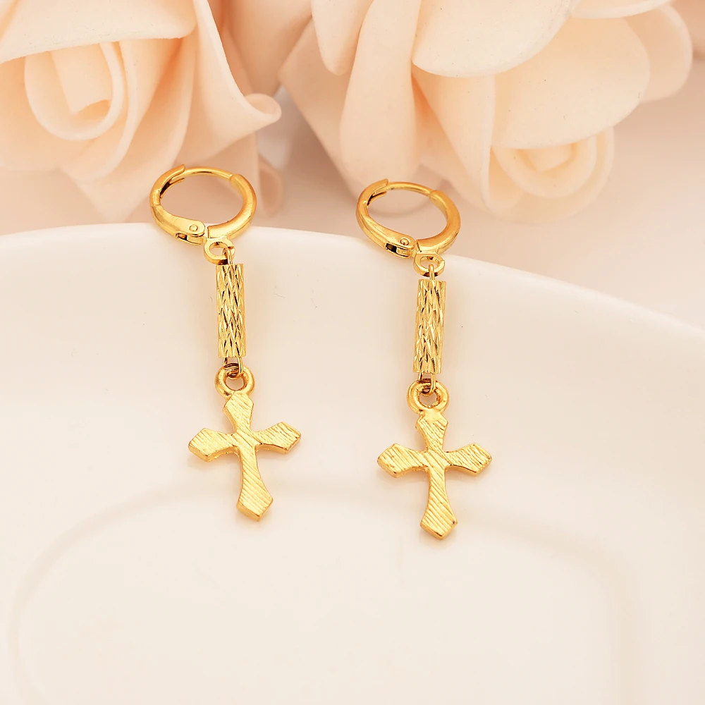 Подвеска золотого цвета Узелок сережки-крестики для женщин Девушка специальный