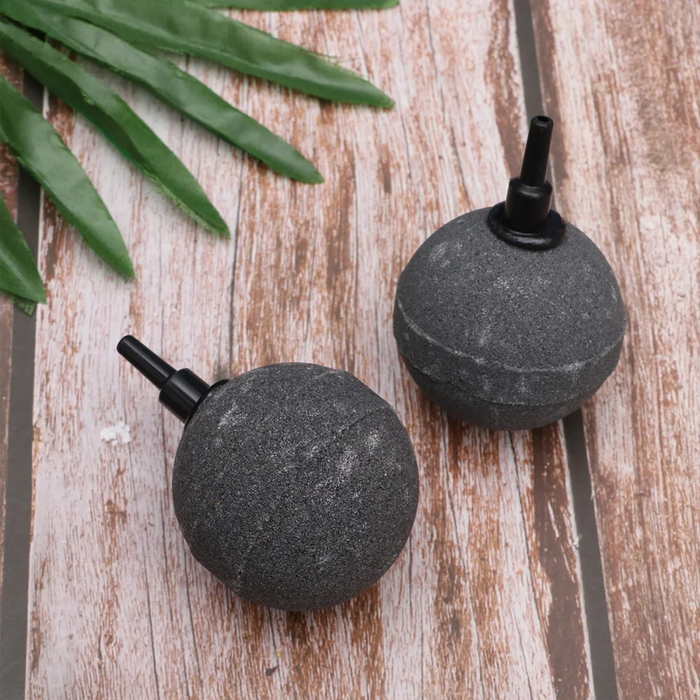 

10pcs Fish Tank Air Stone Aquarium Round Air Stone Bubble Diffuser Air Stones for Home Market (Grey 5cm)