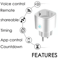 wifi smart plug outlet tuya remote control home appliances works with alexa google home no hub required