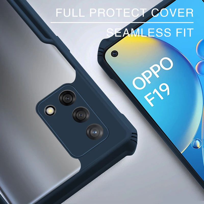 Rzants For OPPO A74 A94 A93 A54 OPPO F19 Pro Reno 5F  Reno5 Lite Phone Case Soft Hybrid  Slim Cover Double Casing