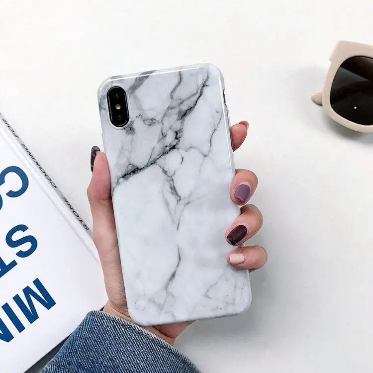 2 Чехол Heyytle с лазерным мрамором для iPhone 7, 8 Plus, 6, 6 s, чехлы с кольцом-держателем для iPhone X, XS, MAX, XR, мягкий ТПУ чехол, красочная подставка, чехол - Цвет: 2