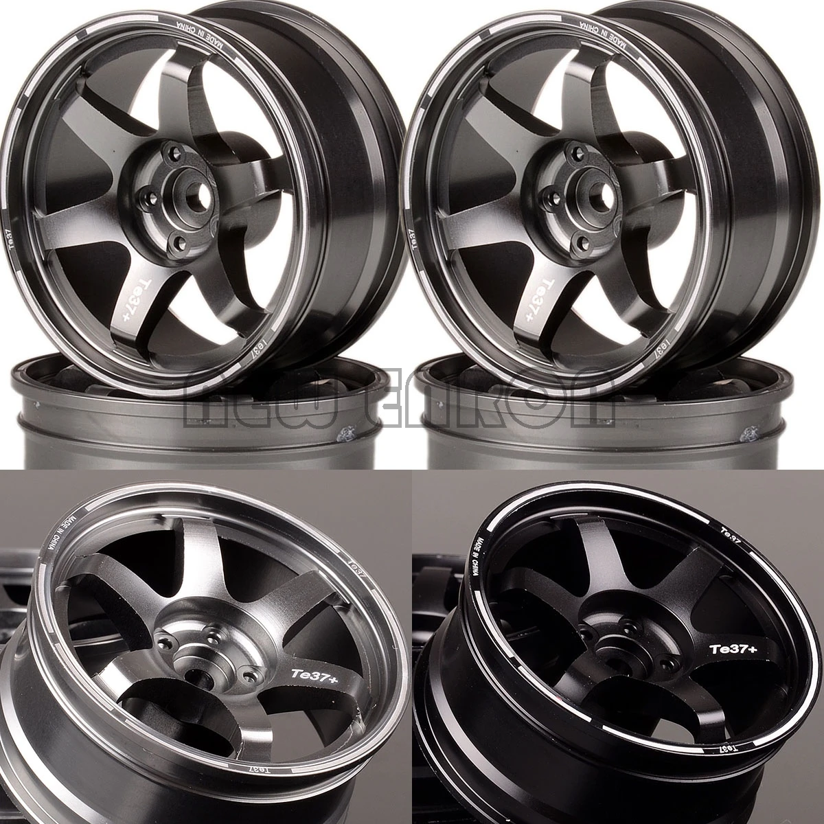 Новинка колесный обод ENRON 4P из алюминия 6 мм для RC 1/10 дорожного дрифта Traxxas HSP Tamiya HPI