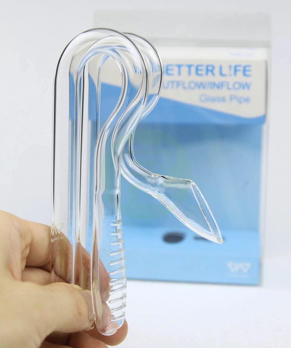 VIV качество ADA прозрачное стекло 10 мм мини-размер фиолетовый приток тока для