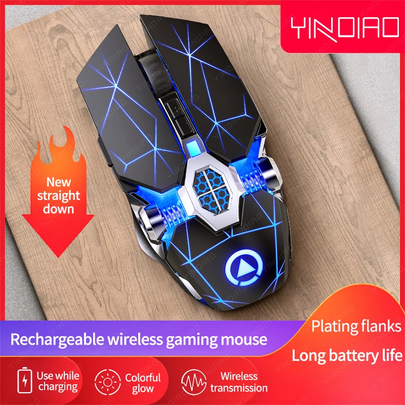 

Gaming Mouse 2.4Ghz Wireless Mouse 7 Buttons 1600DPI Optical Gaming Mouse Wireless Home Office Game Mice For PC Computer Laptop