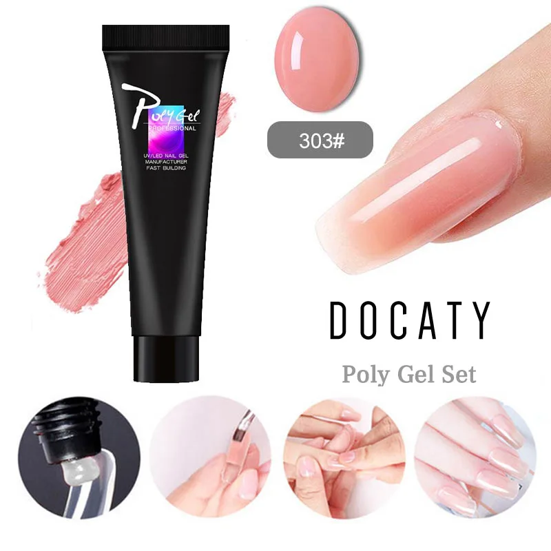 Гель-лак для ногтей полигель наращивание УФ-гель Цвет s формы гель лак Френч