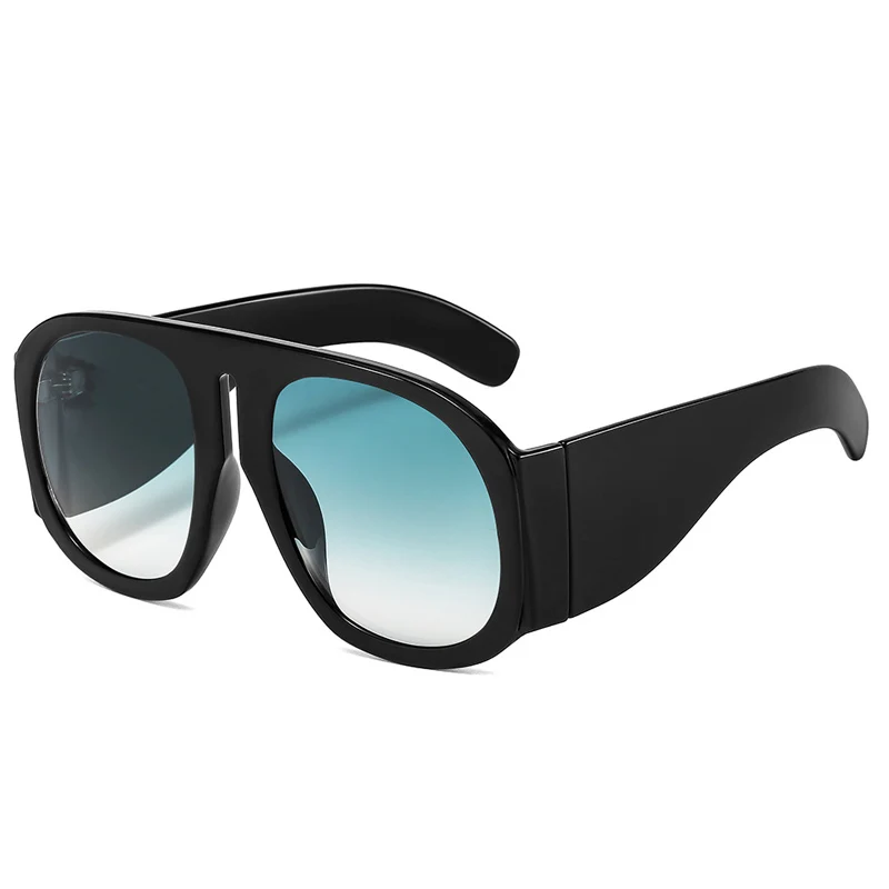 

Очки солнцезащитные женские квадратные большого размера в стиле стимпанк с градиентными линзами