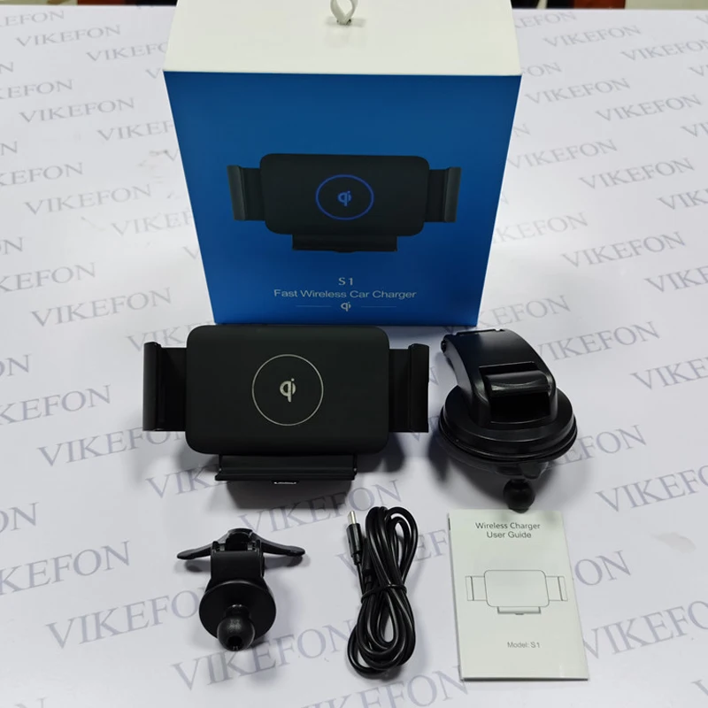 Автомобильное беспроводное зарядное устройство S21 Ultra S20 Note 20 10 HUAWEI Mate XS iPhone 13 12 Pro