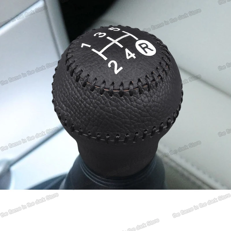

Lsrtw2017 Fiber Leather Car Gear Lever Cover Trims for Toyota Corolla E140 E170 E210 Accessories Auto Shift Knob