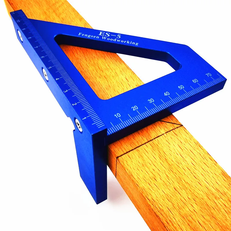 Woodworking Ruler Square Layout Miter Triangle 45 Degree 90 Metric Gauge Measure Tools Marking | Инструменты