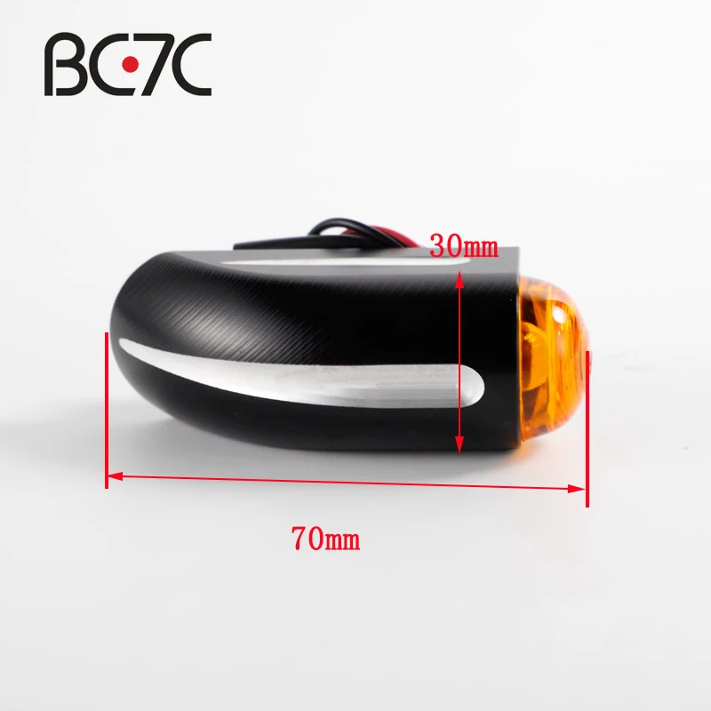 Мотоциклетный черный CNC алюминиевый сплав модифицисветильник сигнал поворота