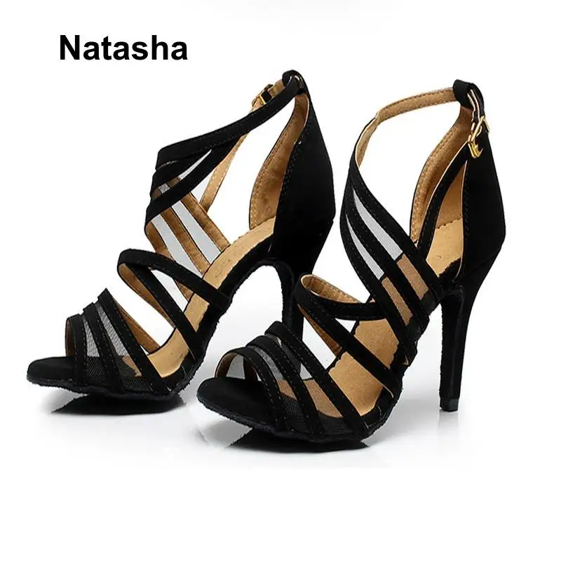 Обувь для латиноамериканских танцев Natasha национальный стандарт женские замшевые