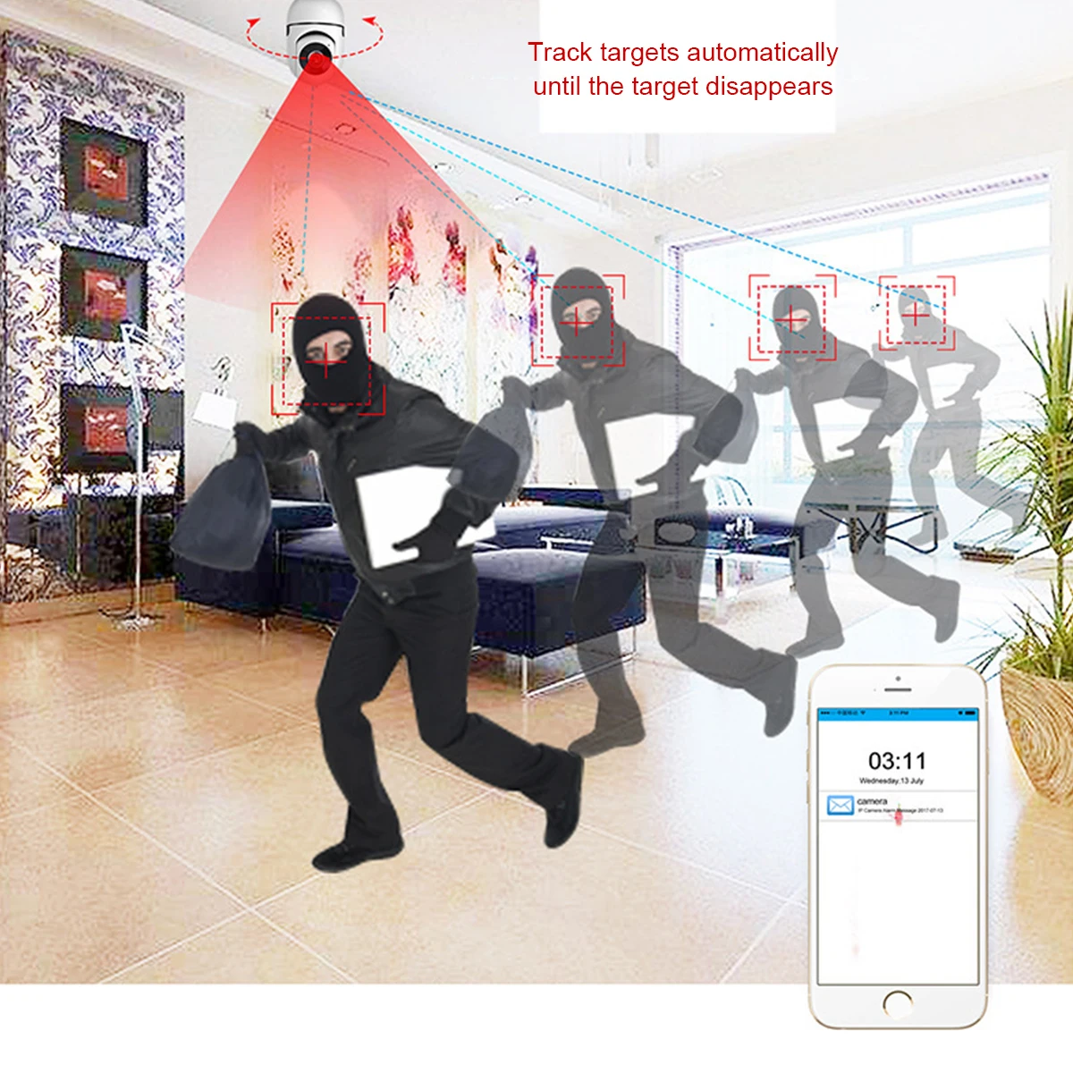Умная камера Веб 1080P WiFi IP CCTV Wifi мини Сетевая видеонаблюдения с функцией