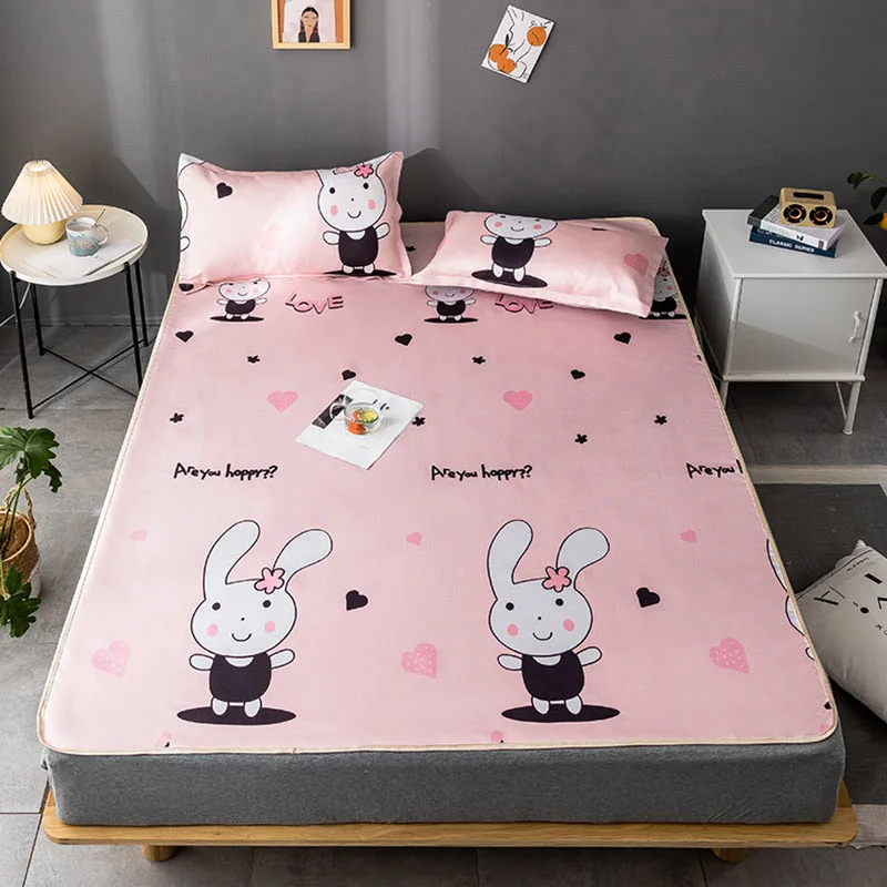 JUSTCHIC охлаждающий Летний набор ковриков простыня наволочка Комплект постельного