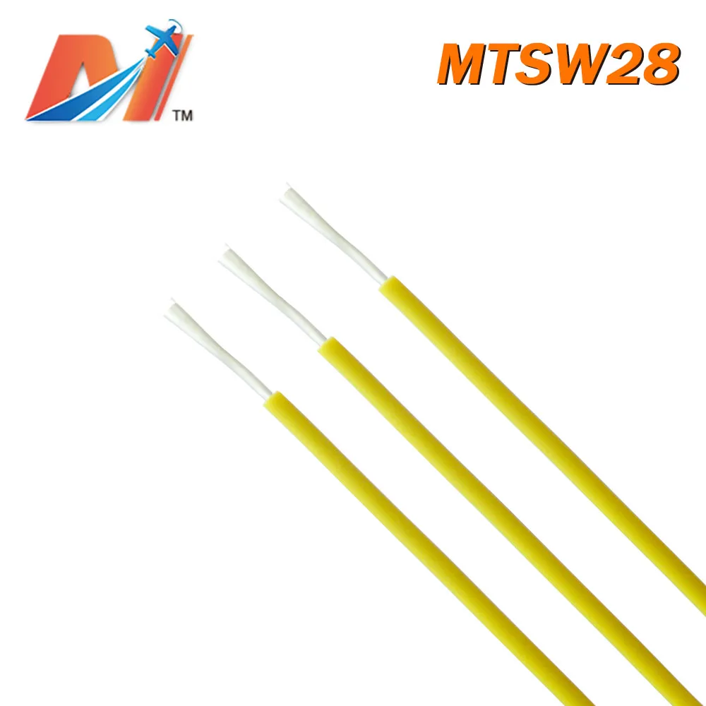 Maytech распродажа (1 метр) Мощный кремниевый провод AWG28 желтого цвета|Силовая