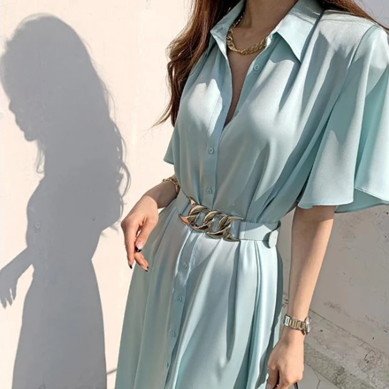 Элегантные офисные туфли черного цвета платье рубашка женская летняя