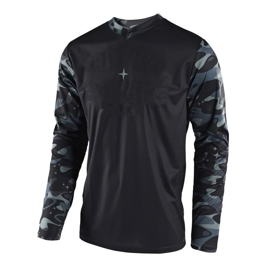 Велосипедная Джерси Велоспорт мужские рубашки для мотокросса быстросохнущая с