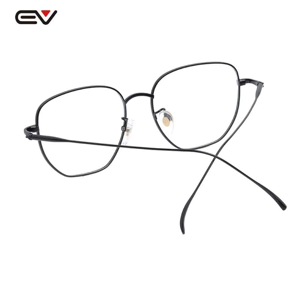 Геометрические очки из чистого титана 100% оправа для очков с полным ободком