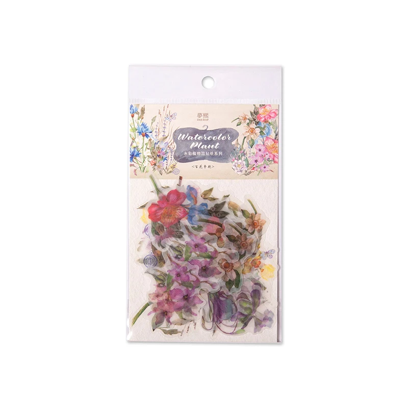 XINAHER 20pcs/bag Vintage Garden plants washi paper sticker decoration stickers DIY diary scrapbooking label | Дом и сад