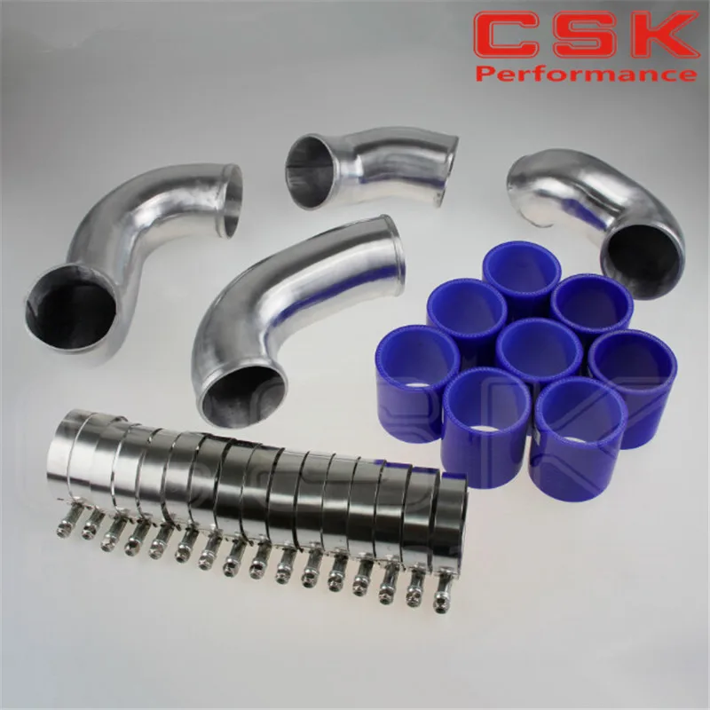 Комплект труб для интеркулера с передним креплением SKYLINE R33 R34 GTR RB26DETT BLUE|piping kit|mount
