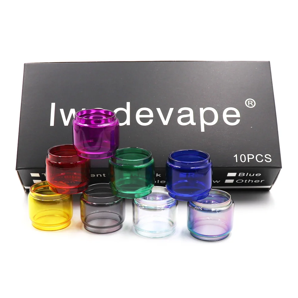 8 шт./кор. красочная трубка из пирекс стекла для tfv12 prince tfv8 baby ape pen 22 brit one mini pirals tank NRG