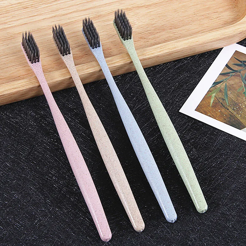 4 шт./компл. нано ультра мягкая гигиена полости рта бамбуковая угольная зубная