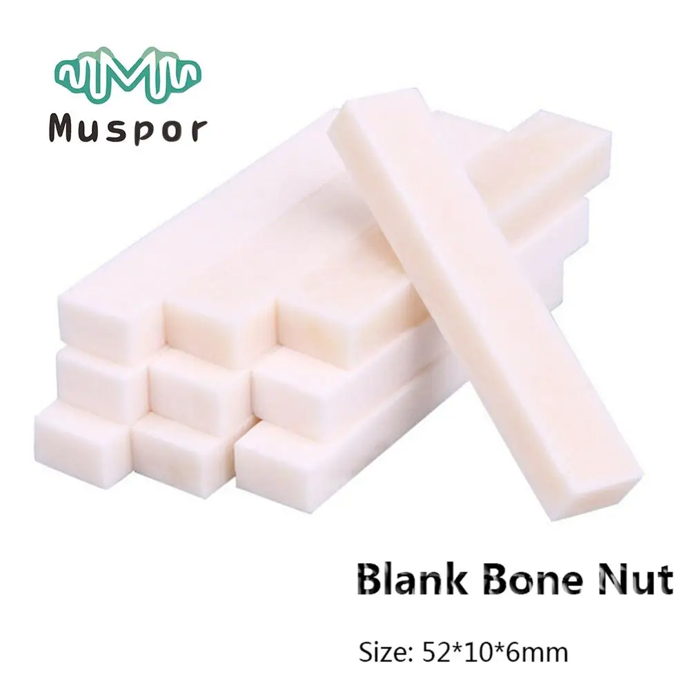 Гитары пустые кости гайка реальные кость буйвола бас гитара мост седло для LP