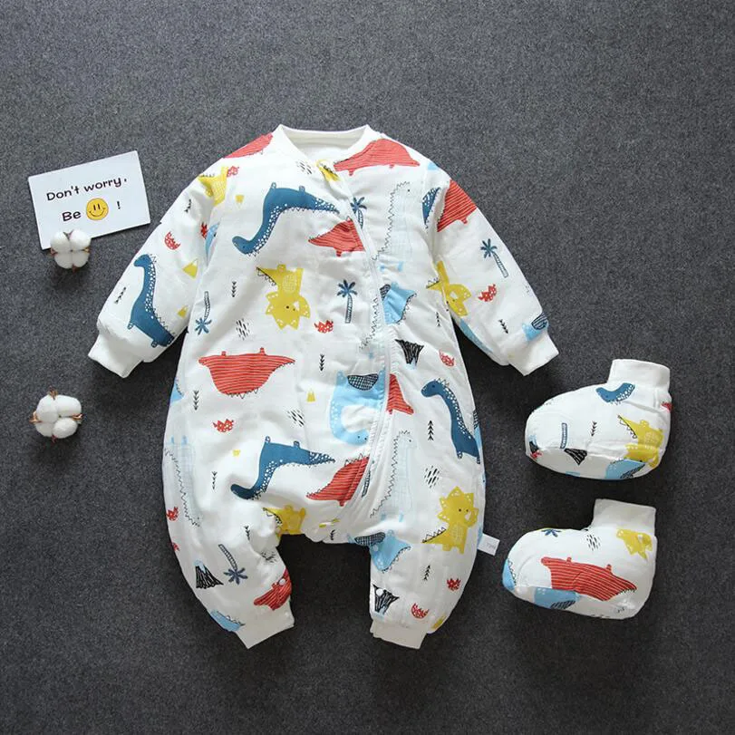 Осенне зимние детские комбинезоны для улицы Детские спальные мешки маленьких