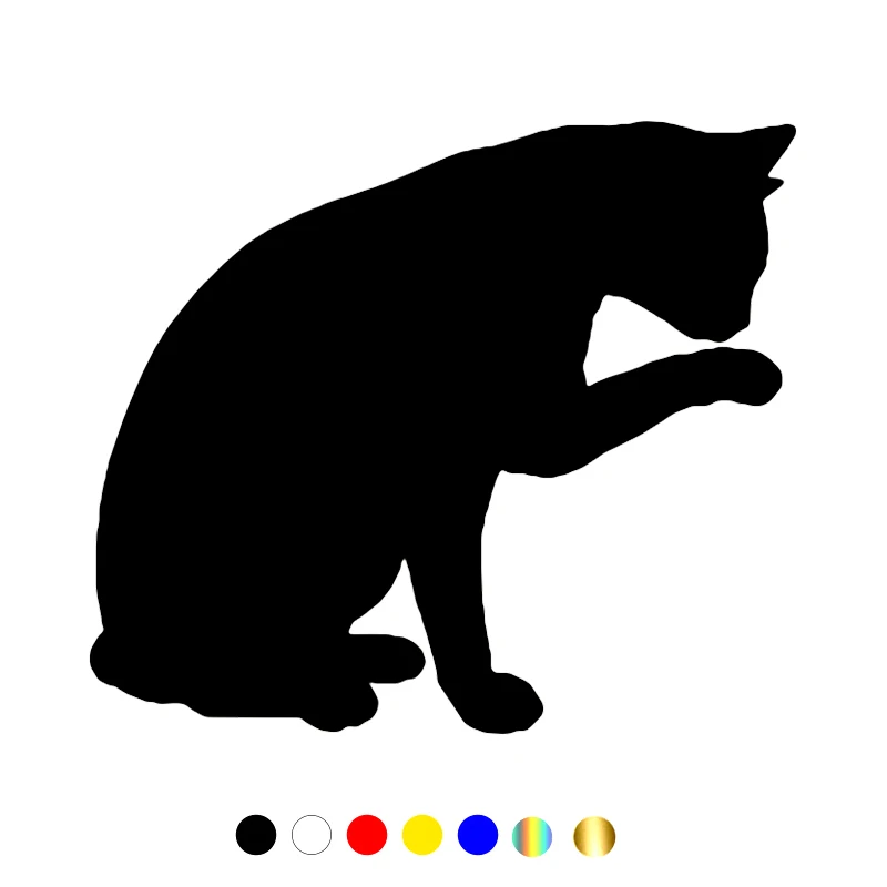 

Car Sticker Various Sizes Vinyl Decal Funny Cat Car Sticker Waterproof Auto Decors on Truck Bumper Rear Window