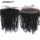 Прозрачные бразильские человеческие волосы с глубокой волной 4x4 5x5 HD на сетке 13x4, фронтальные волосы естественного цвета, предварительно выщипанные шиньоны 130%