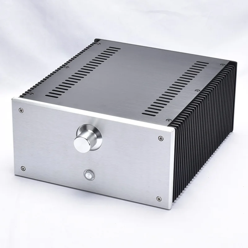 

Полностью алюминиевый корпус усилителя мощности DIY 2412, корпус класса А, блок предварительного усилителя Hi-Fi 240*120*271 мм