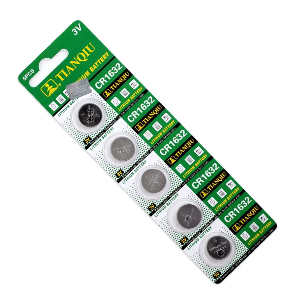 

3V Lithium Button/Coin Cells Batteries CR1632 ECR1632 BR1632 KCR1632 LM1632 X50 3V Button Coin Cells Battery Bulk Lot