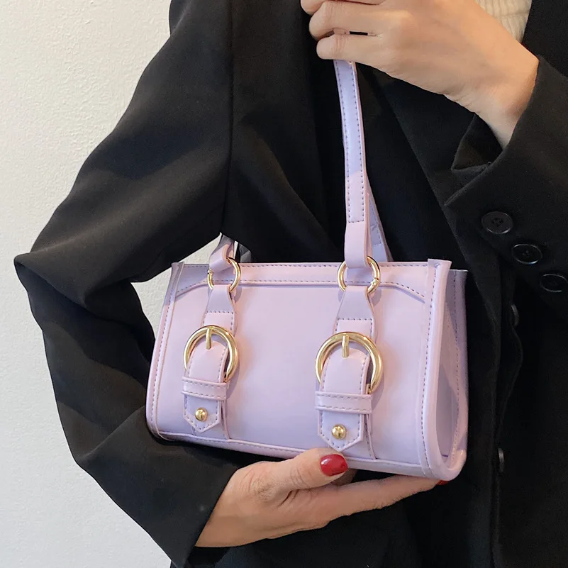 

High-quality Ladies Summer Simple Casual Small Square Bag 2021 New Female Bag Korean Fashion All-match Shoulder Messenger Bag