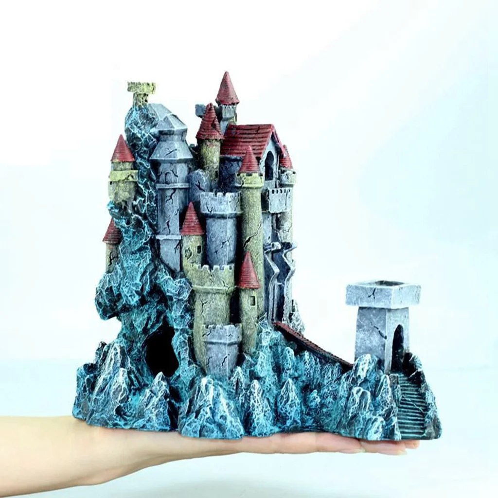 

Handmade Resin Castles for Aquarium Landscape Ornament Fish Tank Decor