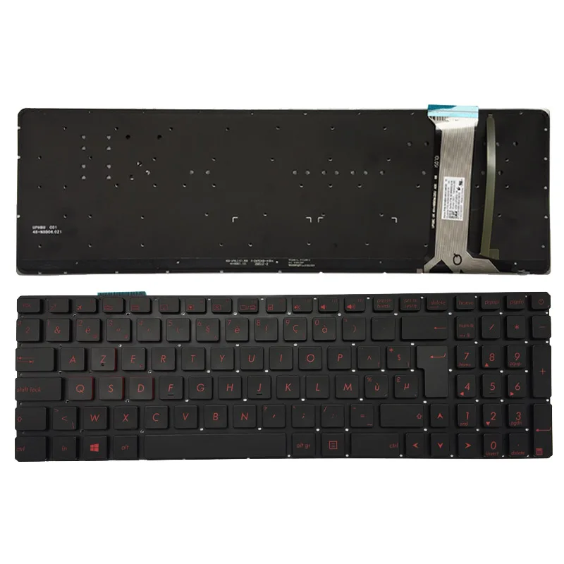 Клавиатура с подсветкой для ноутбука ASUS N551 N551J N551JB N551JK N551JM N551JQ G551 G551J G551JK G551JM G551JW G551JX