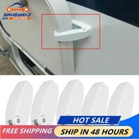 5pcs door catch holder latch for rv motorhome camper trailer travel baggage car accessories white abs auto styling