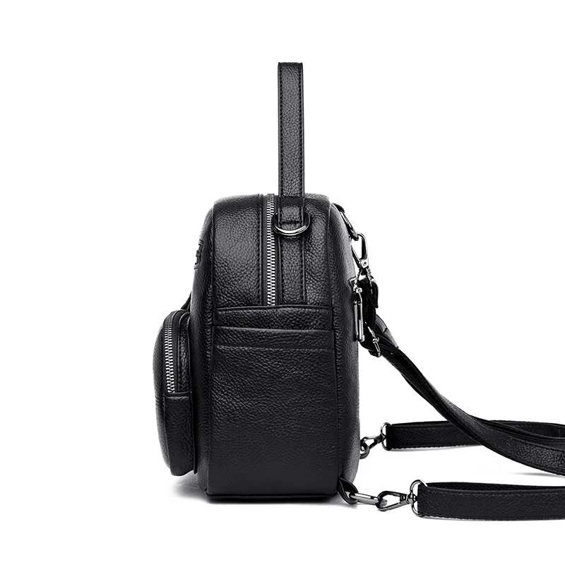 Женские кожаные рюкзаки для девочек высокое качество женский рюкзак маленький