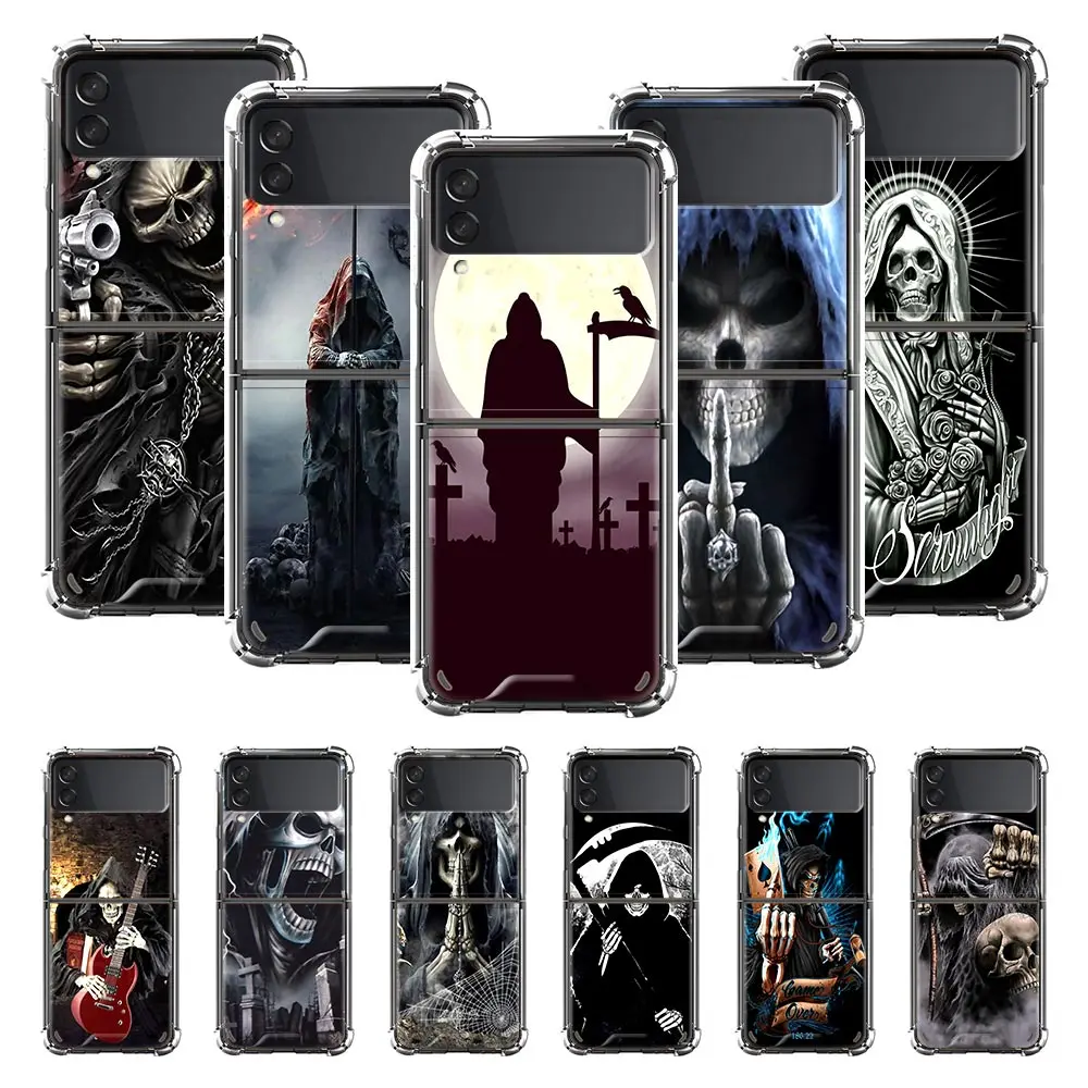 

Airbag Phone Case for Samsung Z Flip3 5G Fold Cover for Galaxy ZFlip 3 Funda For Z Flip3 Luxury Capa Genshin Impact Anime