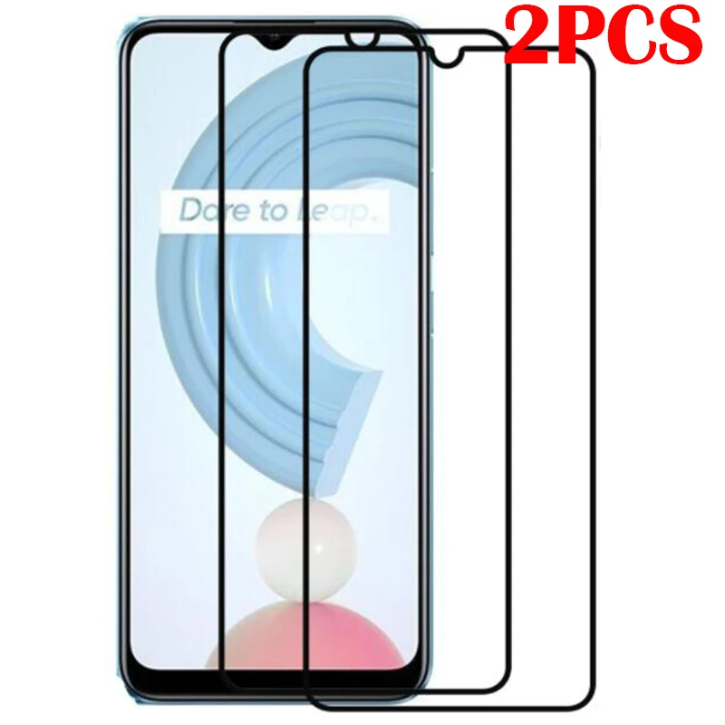 

2PCS Full Tempered Glass On for OPPO Realme Realmi C21 Screen Protector Protective Film for Realme 3 Pro 5 Realme5 Pro X2 XT Q