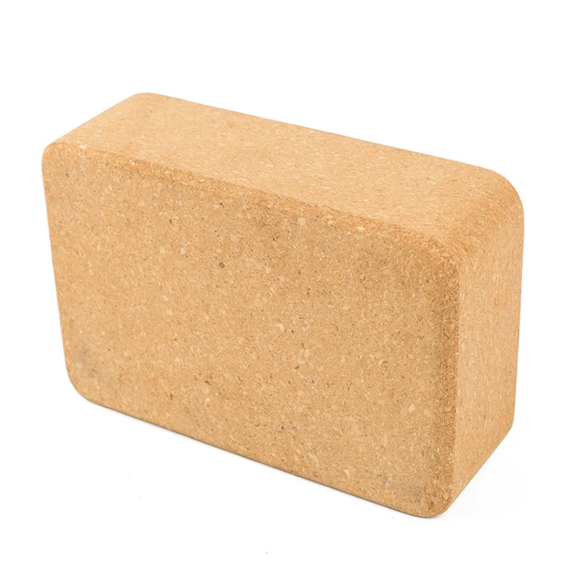 

Cork Yoga Block Foam Brick Stretching Aid Gym Pilates For Exercise Fitness Sport Pilates Workout Body Balance Support