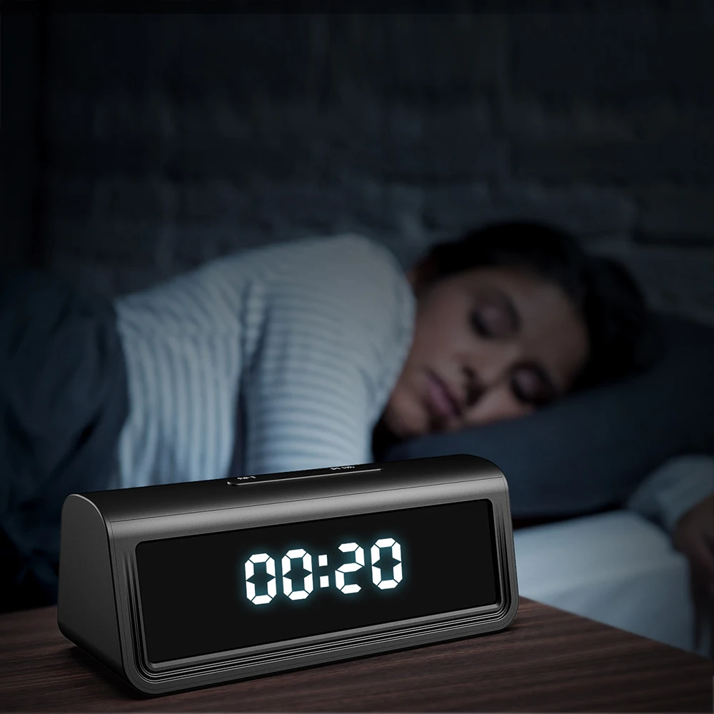 4K 1080P Wifi Clock Camera Micro IR Night Vision Wide Angle Camcorder For Home Wireless Surveillance Video Security Mini | Электроника