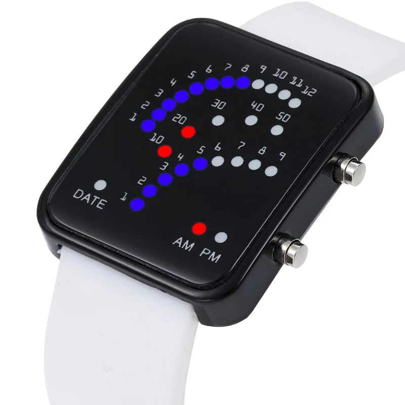 

Electronic LED Digital Sports Men Watches fashion watches for Boys Silicone Electronic Watch female relogio masculino