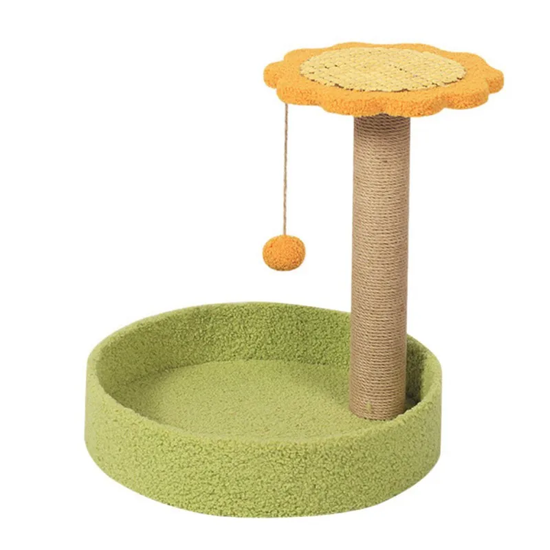 

Durable Home items Sisal Cat Jumping Platform Cat Litter Color Flower Shape Soft And Comfortable Cat Litter 2021 summer new