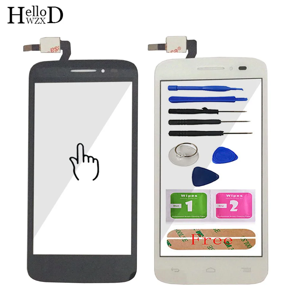 

Мобильный сенсорный экран, дигитайзер, панель для Alcatel One Touch POP 2 5042D OT5042 5042, сенсорный экран, переднее стекло, датчик