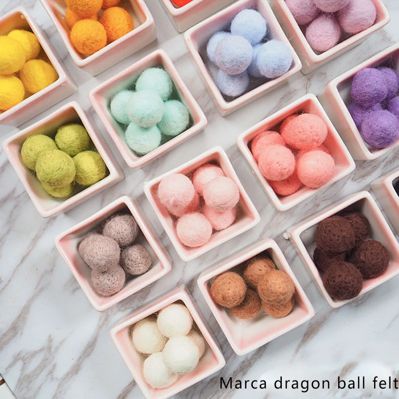 10 шт. Горячие войлочные шарики круглые шерстяные сделай сам ручной работы