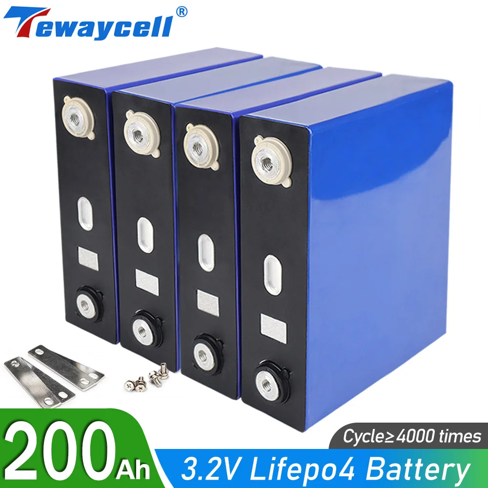 4/8/16 шт. 3 2 V 200Ah Lifepo4 батарея v 3C литий железо фосфатный Аккумулятор для детей