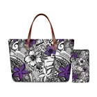 Hycool полинезийская традиционная племенная ручная сумка роскошный дизайн женская сумочка 2020 индивидуальный дизайн женская кожаная сумка